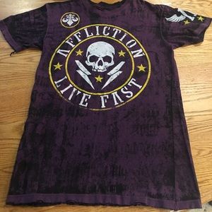 Men’s Affliction t shirt size medium